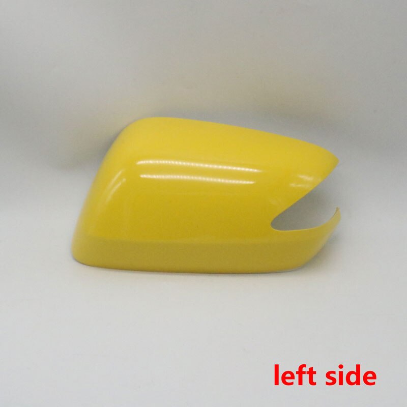 For Honda Fit Jazz Car Door Rearview Mirror Cover Side Mirror Housing with Mirror Light Version: yellow left side