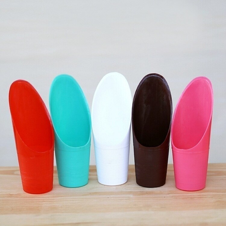 Mini farverig plastik spade skovl pottedyrkning cylinder vanddunk mini kødfuld plante jord spade skovl havearbejde