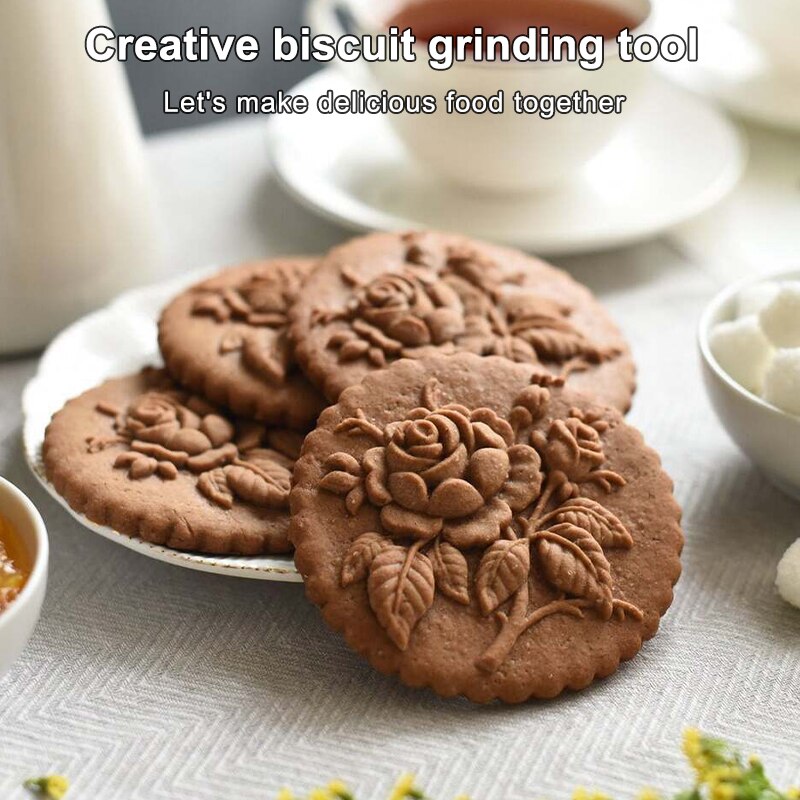 Holz Cookie Schimmel Haushalt Lebkuchen Kuchen Schimmel Presse 3D Keks Präge Formen Bäckerei Gerät Backen Werkzeug Küche Liefert