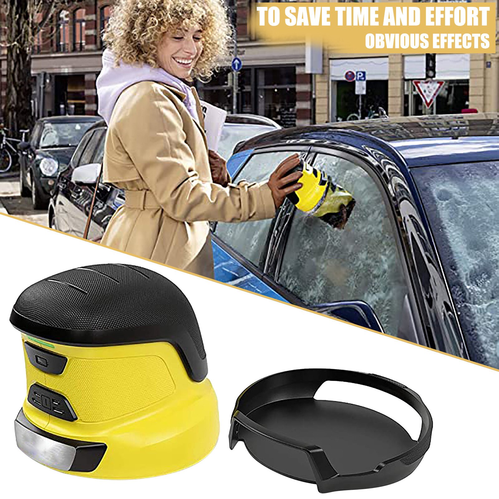 Снегоуборщик Electric Ice Scraper Battery Operated 15 Min Car Window Protective Cap Snow Cleaning Cleaner For Car Window #