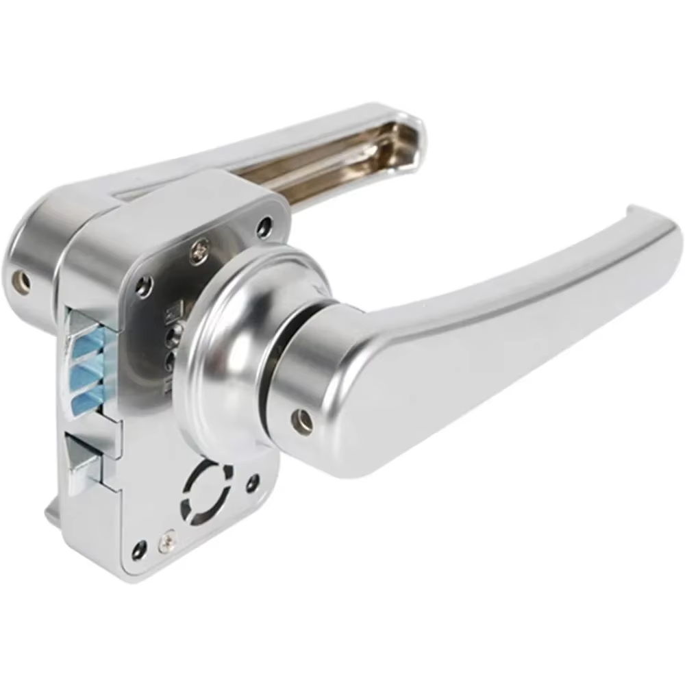 Luminous Door Lock Zinc Alloy 90 ° Rocker Arm Hook Lock Sliding Door Latch Heavy Duty Barn Gate Bolt for Cabinet Door Window: Frosted