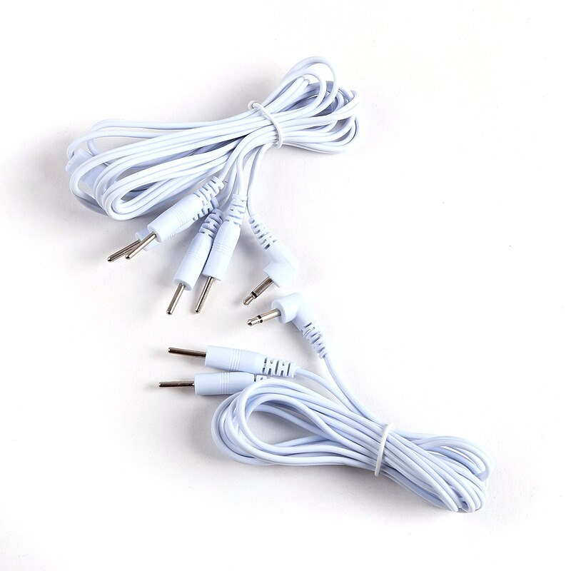3.5Mm 4 /2 Pins Elektrode Kabel Elektrotherapie Elektrodestroomdraden Voor Acupunctuur Spierstimulator Therapie Massager