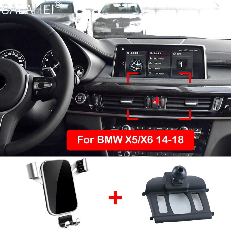 Car Gravity Phone Holder For BMW X1 X2 X3 X4 X5 X6 X7 G01 G02 F48 F39 Mobile Smartphone Bracket Special Mount Support: 0003