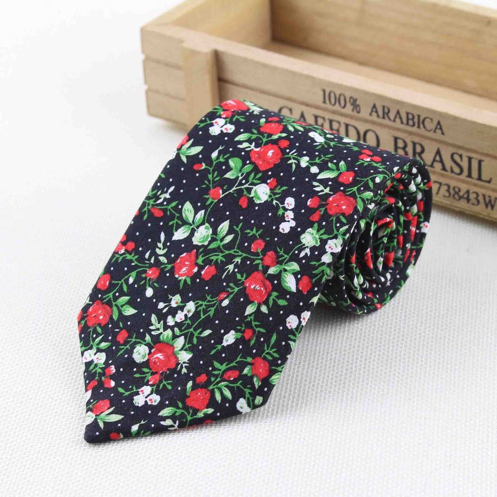 Herre slips 100%  bomuld slips print klassisk slips til mænd business casual desinger mænd slips: 6