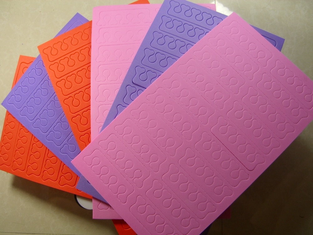 100 Pcs Soft Sponge Foam Finger Toe Spreader Separator Nail Art Salon Pedicure Manicure Tool Feet Care