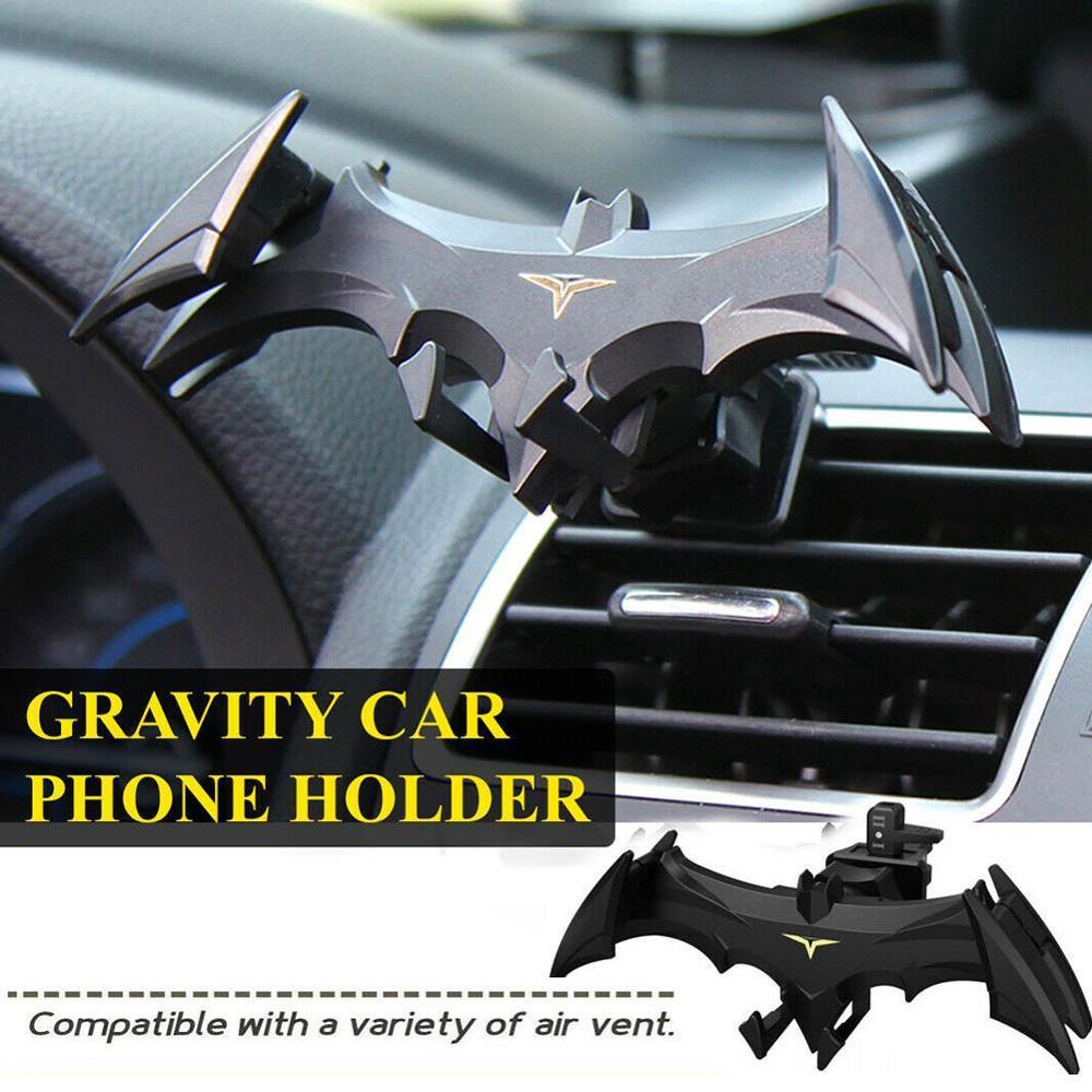 Flagermus vinger biltelefon holder bil luftventil telefon mount flagermus form hænder auto telefon holder bil fri gravitation anti-ridse holder stand