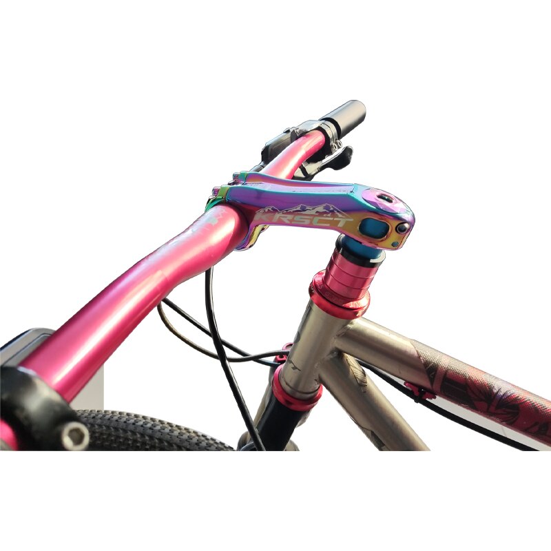 KRSCT Bicycle Stem CNC Handlebar Stem Road Mountain Bike MTB Stem -20Degree 28.6*31.8mm 80/90/100mm Bicycle Handlebar Parts