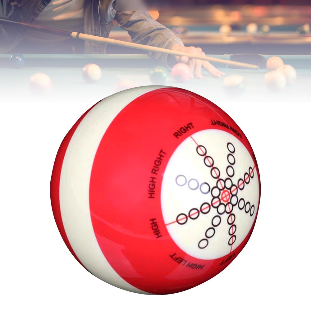 Resin Standard Beginner Practice Calibrated Cue Ball Durable Pool Table Billiard Replacement Accessories Indoor Training