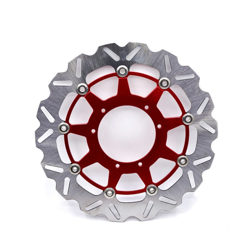 320MM Oversize Front Wavy Floating Brake Disc Rotor CR125 CR250 CRF250R CRF250X CRF450R CRF450X CRF230F CR500 Supermoto Motard: Default Title