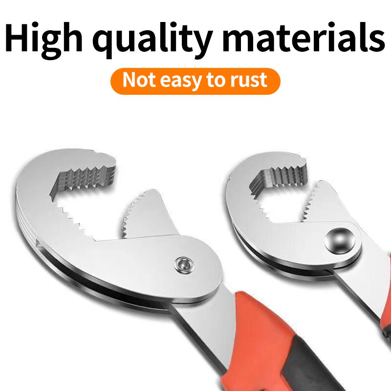 Verstelbare Open Uiteinde Dubbele Sleutel Multifunctionele Universele Pijplijn Hoge Koolstofstalen Moersleutel Set Handmatige Hardware Grip Tool