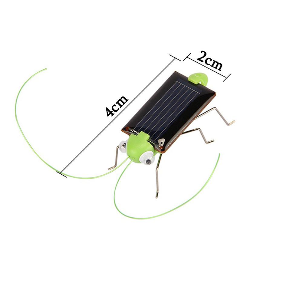 1pcs Green Solar Energy Cricket Environmentally Children's Toys Innovative DIY Toys Insect Toy