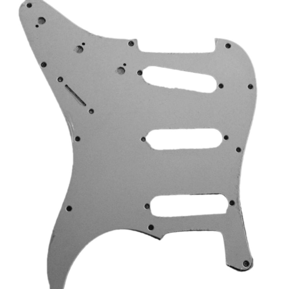ST Electric Guitar Pickguard Scratch Plate for Strat Stratocaster Modern Style Pick Guard Guitar Accessories: White