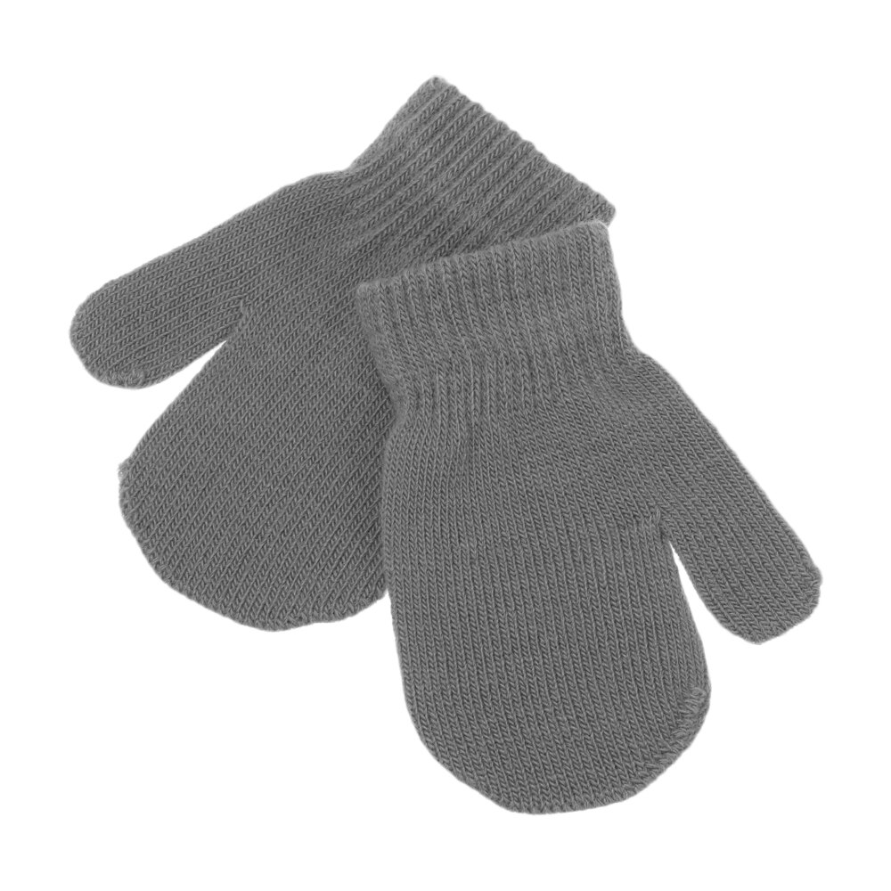 1-4 jaar oude gebreide handschoenen voor kinderen, winterwarm, wanten met lange vingers, meisjes, jongens, snoepkleur, mooie vingerloze handschoenen