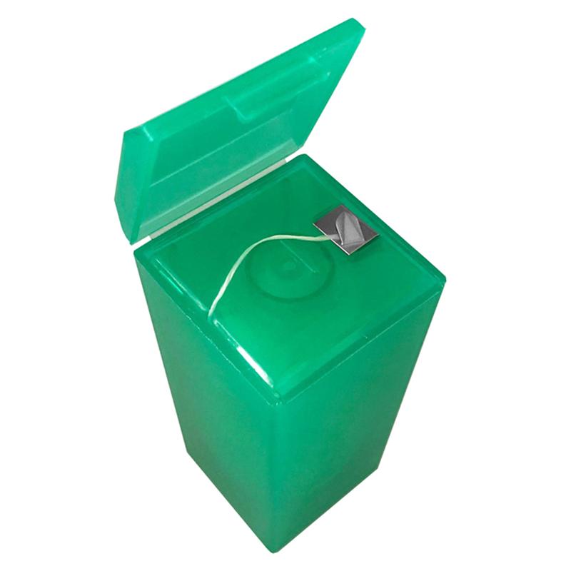 1Pc Floss Pick Case Met Dental Floss Zelf Snijden Dental Floss Floss Doos Vervangbare Dental Floss Case Orale zorg: green