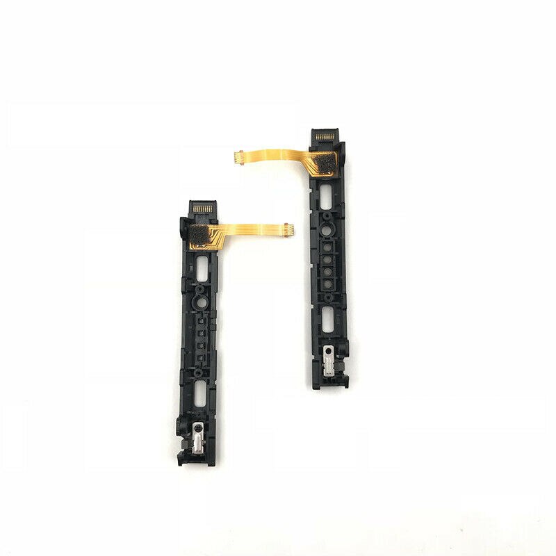 Links/rechts set slider slider rail met flexkabel voor nintendo switch joy-con