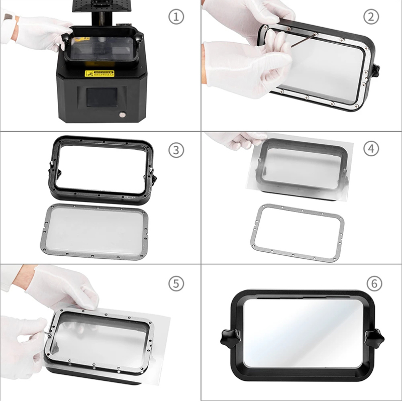 3D Printer Part FEP Sheets For Photon Mono X Elegoo Saturn FEP Film for 8.9in LCD DLP SLA 3D Accessories UV Resin Release films