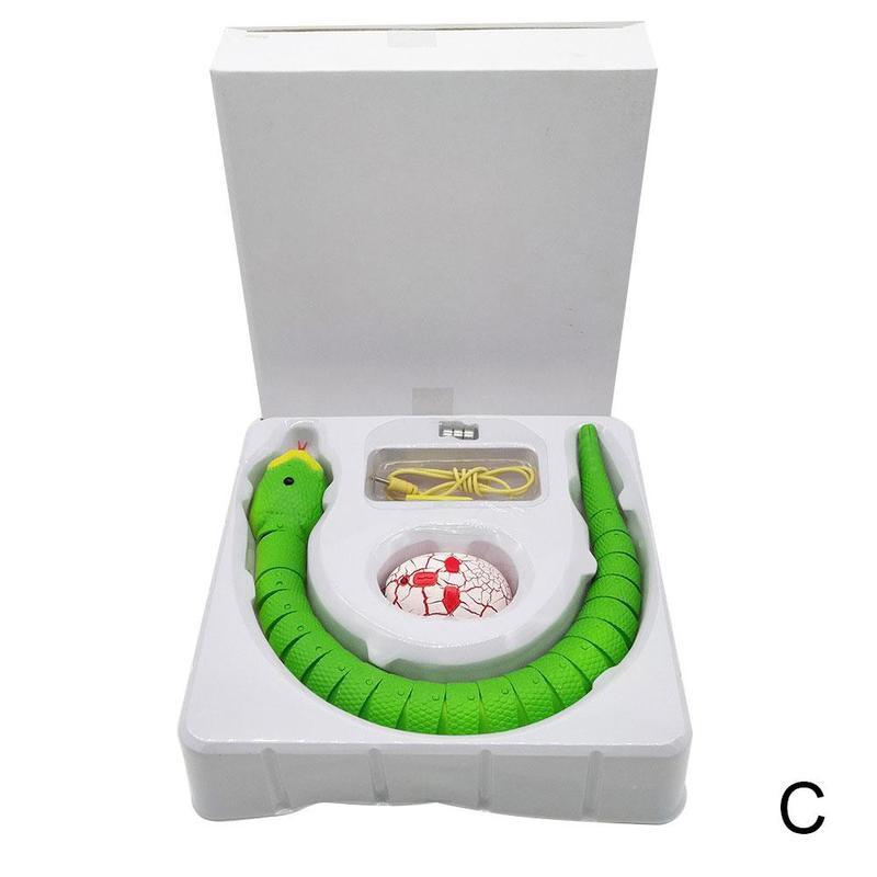Infrarood Afstandsbediening Snake Rc Snake Speelgoed En Ei Speelgoed Dier Grappig Halloween Trick Birthday Prank Ratelslang J6u2: C
