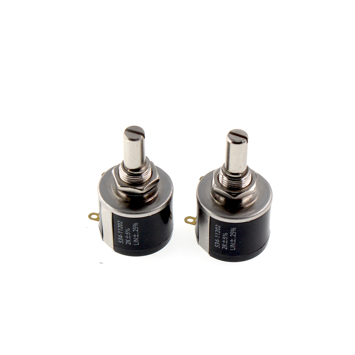 Potenciómetro bobinado de alambre de bobina de precisión, 534-1, 534, 2w, 100R, 200R, 500R, 1K, 2K, 5K, 10K, 20K, 50K, 100k