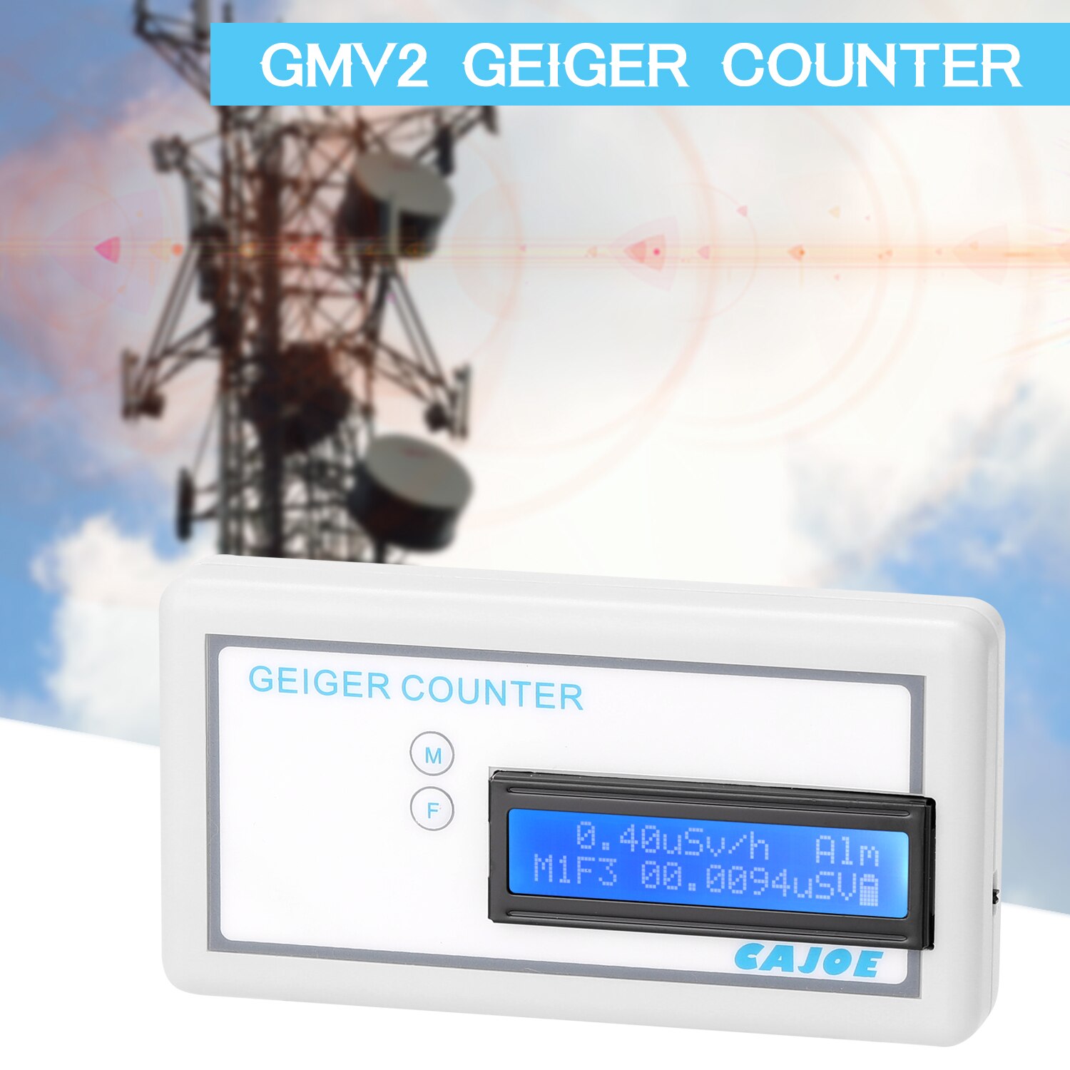 Gmv 2 kannettava kahva geiger-laskuri koottu ydinsäteilyn ilmaisin γ β röntgen