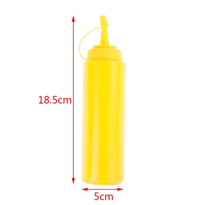 Dispenser 8oz voor Saus Azijn Olie Ketchup Cookling gereedschap Keuken Accessoires Plastic Knijpfles