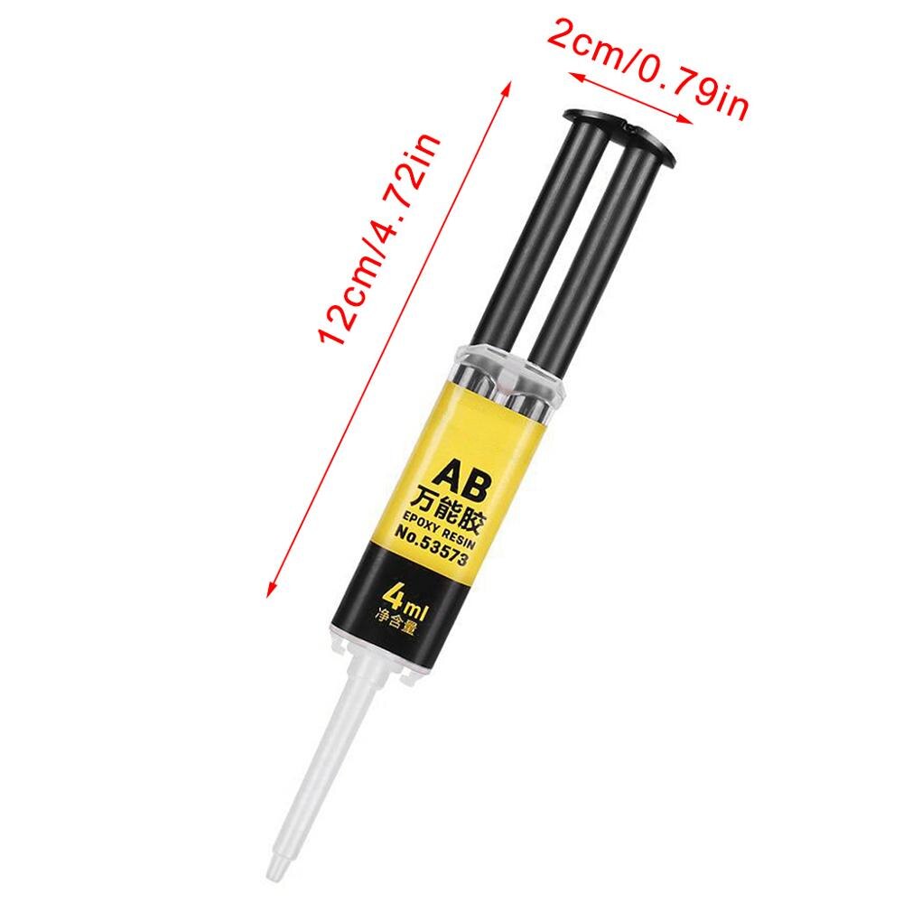 Pegamento AB líquido de de 4 ml, adhesivo fuerte de solidificación rápida de 2 minutos para el hogar de la Oficina, MAY-8