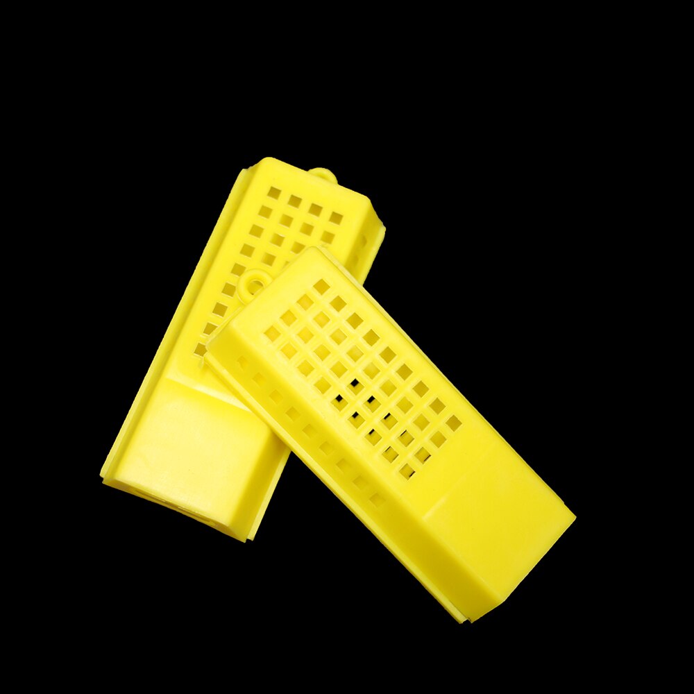 2PCS Queen Bee Post Cage Transparent Move Transmit Mail Box Insect House Plastic Rearing Tools Beekeeping Equipment Supplies
