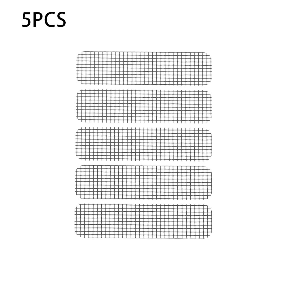 Self-adhesive Fix Net Window Gauze Anti-insect Fly Bug Screen Window Repair Mesh Subsidies Drainage Holes Covering Net Sticker: 5PCS