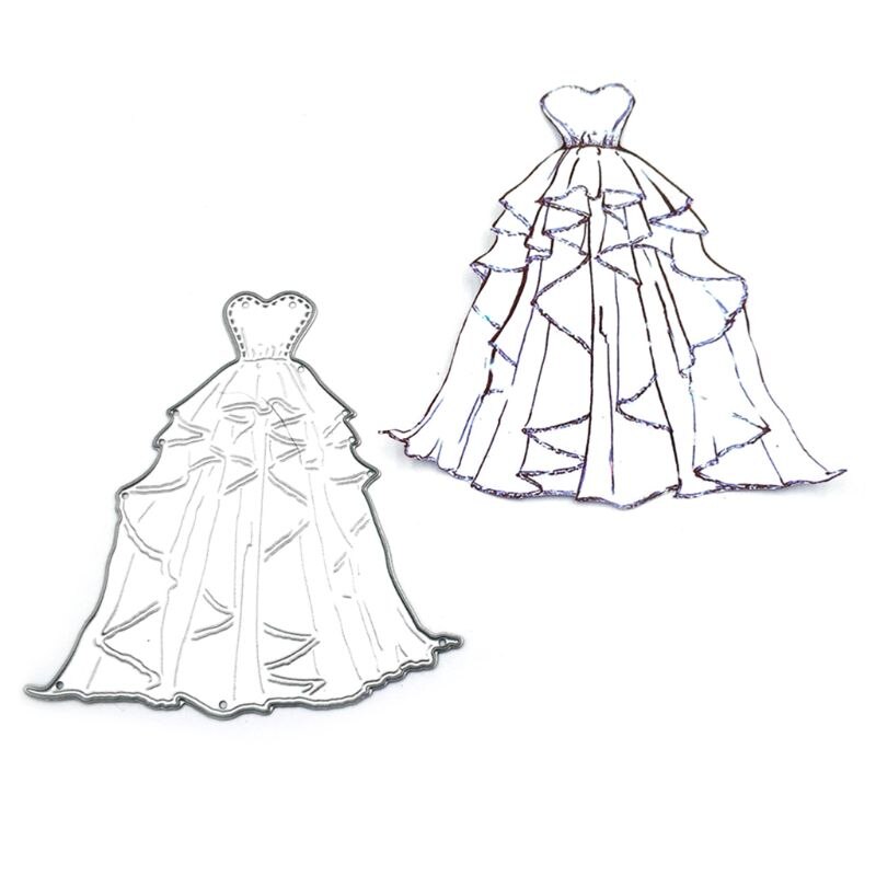 Ze stali węglowej serca ślub sukienka tłoczenie umierać tłoczenie szablon szablon formy papier robić majsterkowania Sztuka rękodzieło księga gości zakładek „ hotele ”oraz „ wynajem samochodów” na górze karty wystrój