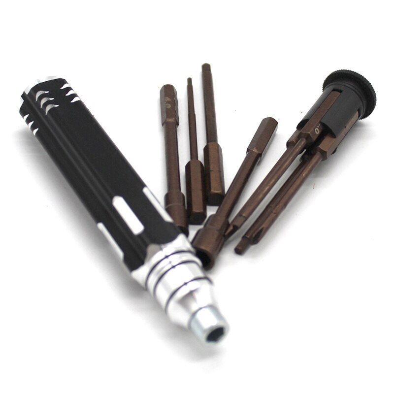 Eight-in-one hexagon socket, internal hexagon cross word batch, DIY small production model tool set