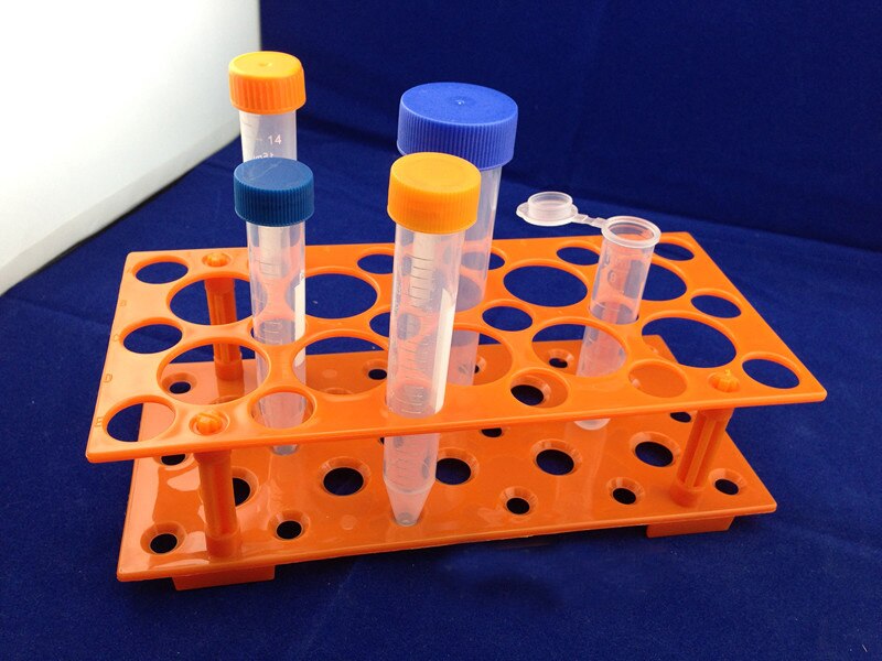 plastic detachable dual purpose 10/15/50ml centrifuge tube rack 17mm 30mm test tub stand