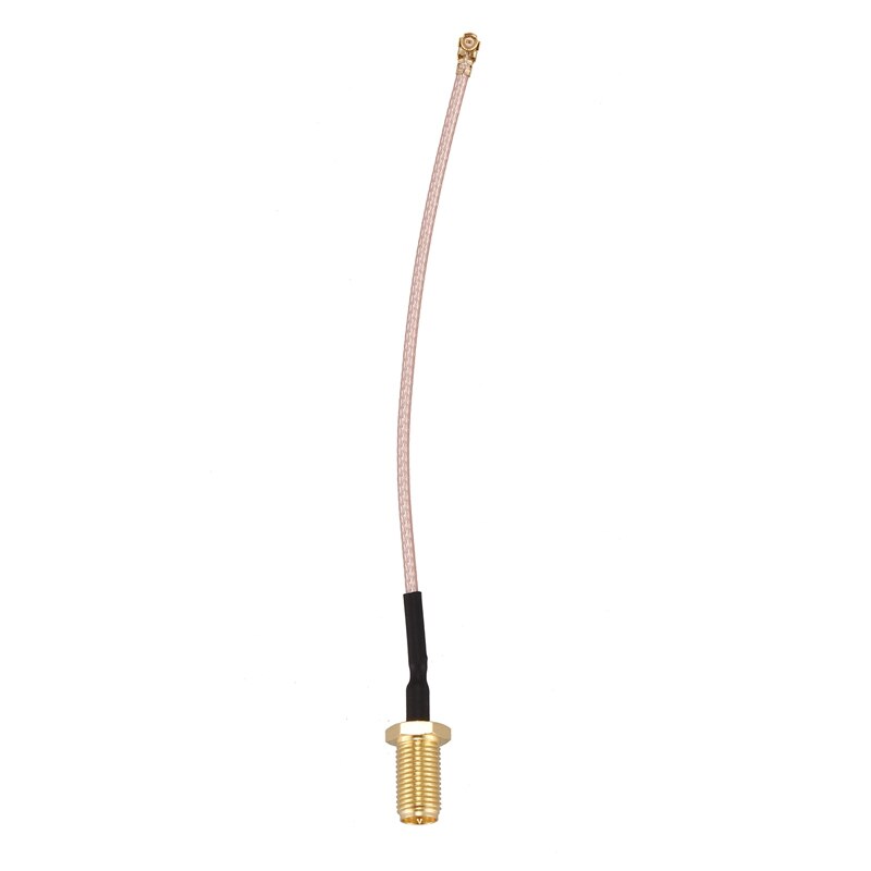 Pack von 4 RF U.FL(IPEX/IPX) mini PCI zu RP-SMA Weibliche Zopf Antenne Wi-Fi Koaxial RG-178 Niedrigen Verlust Kabel (4 zoll (10 cm))