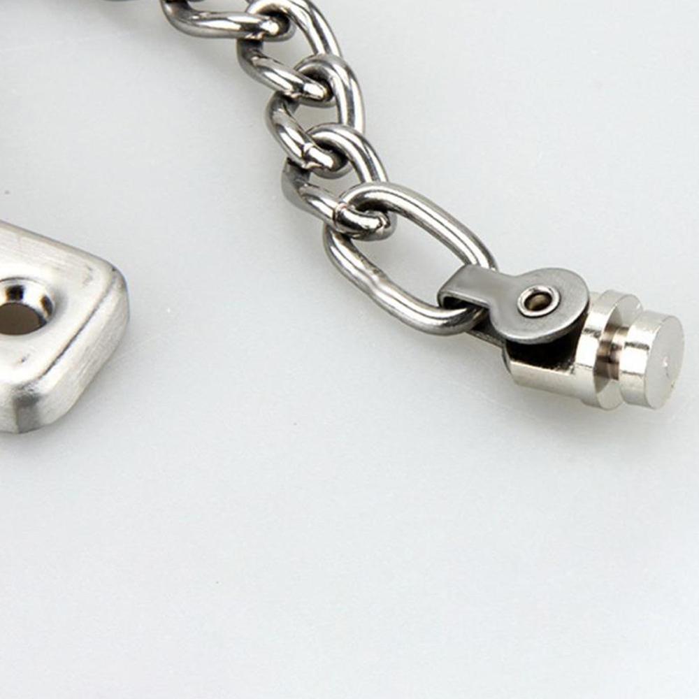 House 1PC Security Guard Chain Bolt Locks Safety Slide Anti-theft Cabinet Lock Tone Latch Door Door Guard Hardware Bolt Cha U7I0