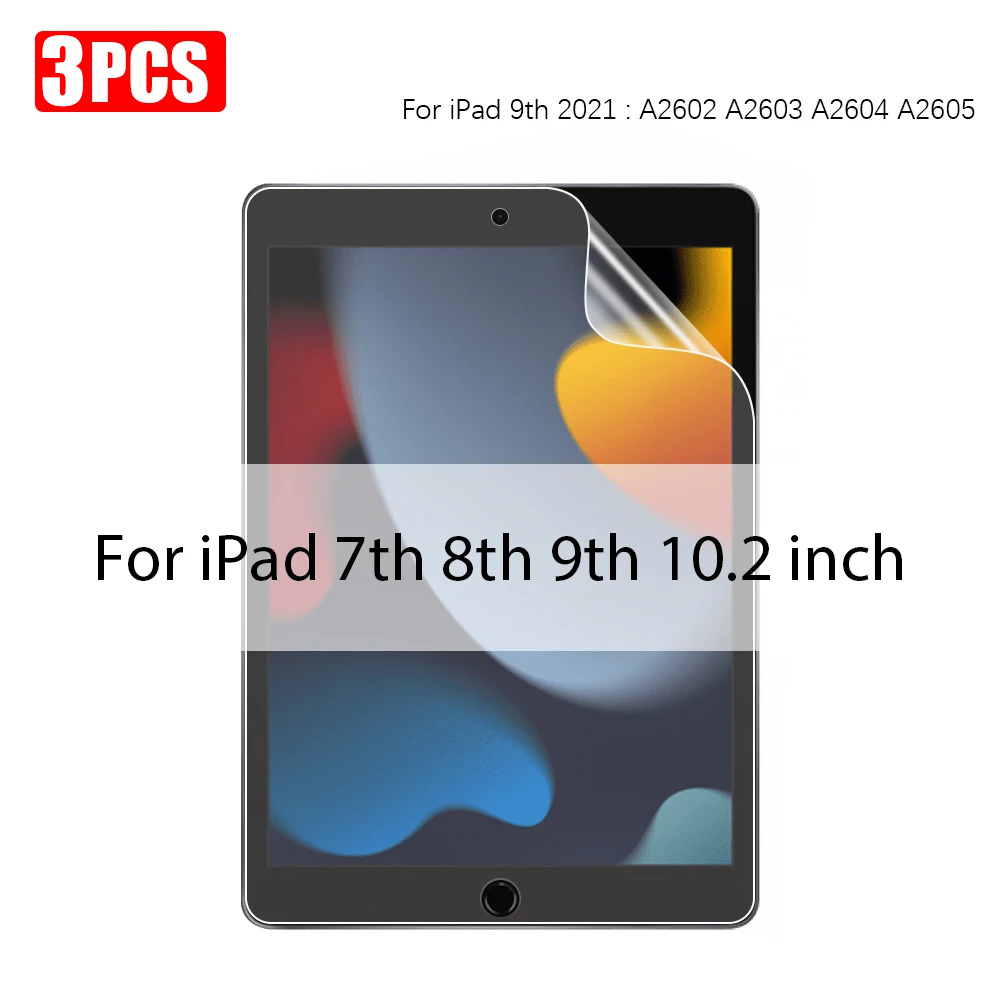 3Pcs Paper Feel Like Screen Protector For ipad Air 11 Pro 13 10th 9th Generation 8 7 6 Air 5 4 Pro 11 12.9 10.5 No Glass: Yellow
