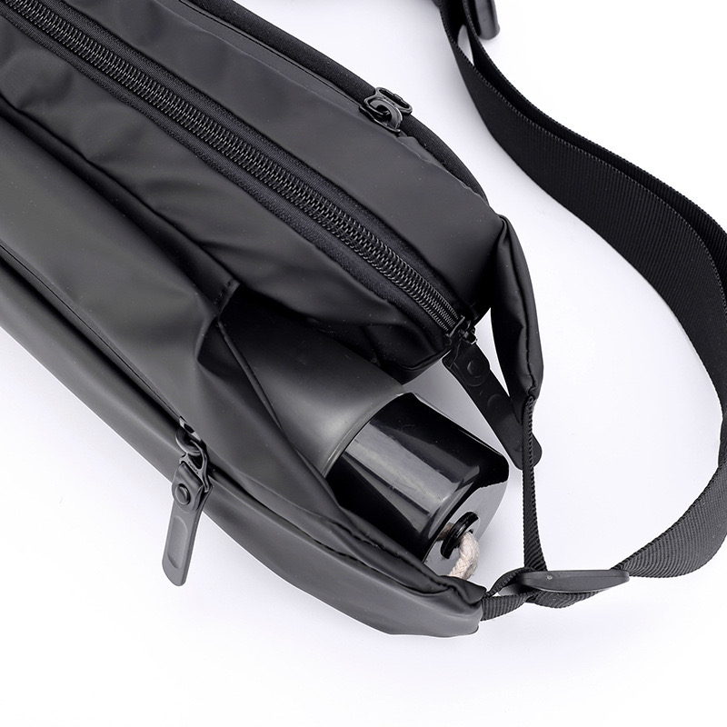 Outdoor Casual Mode Heuptas Heren Schouder Crossbody Tas Multifunctionele Waterdichte Reisborst Draagbaar en Duurzaam