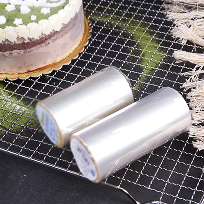 1 Roll Transparent Cake Collar Mousse Surrounding Edge Kitchen Cake Chocolate Candy Baking Surround Film Lining Rings Molds ZXH