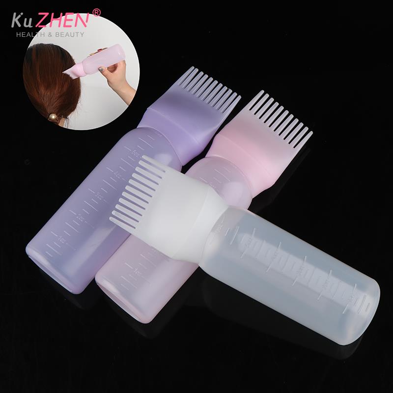 Hair Dye Applicator Brush Bottles Dyeing Shampoo Bottle Oil Comb Hair Dye Bottle Applicator Tools Styling Tool