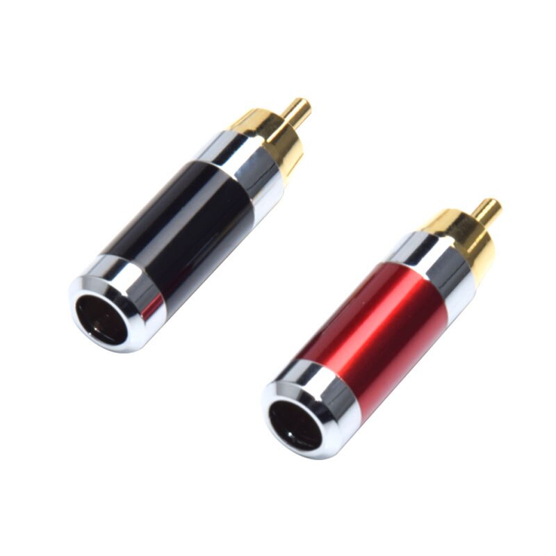 ATAUDIO-conector RCA Hifi chapado en oro, , para Cable de Audio Diy, 4 Uds.