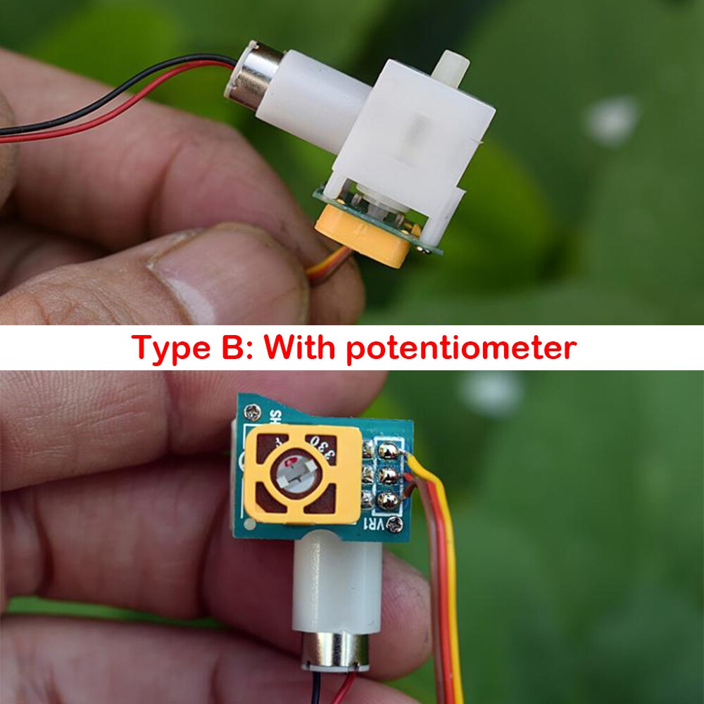 1Pcs 714 Coreless Motor Wormwiel Motor Speed Reduction Reducer Dc 1.5V-3V Miniatuur Stuurinrichting versnellingsbak Ndfeb 360 Graden