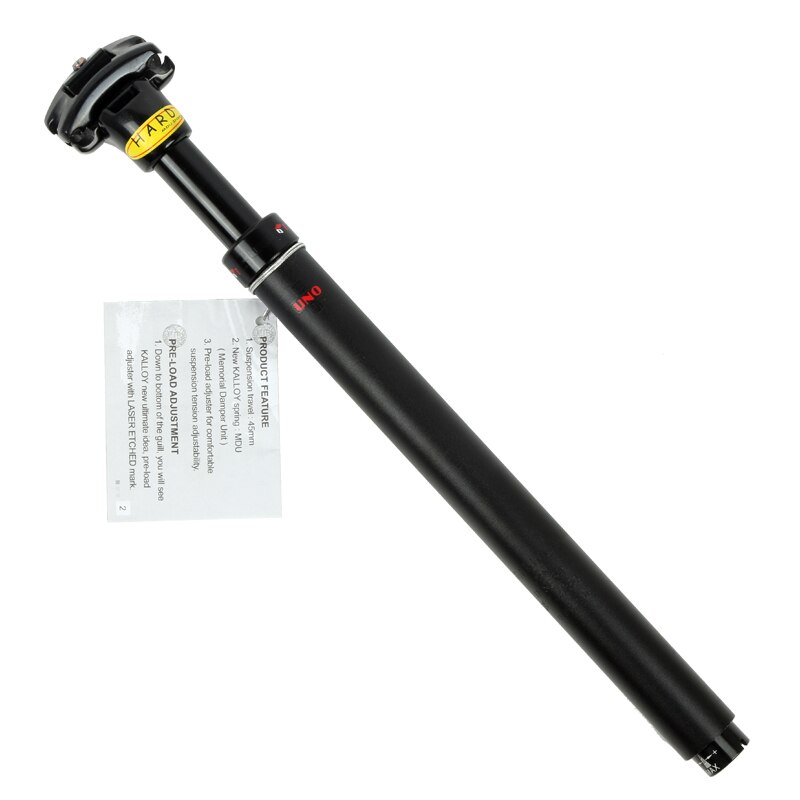 UNO Suspension bicycle seatpost 27.2/ 31.6 X350MM seat post aluminium bike shock absorption Damping seat tube