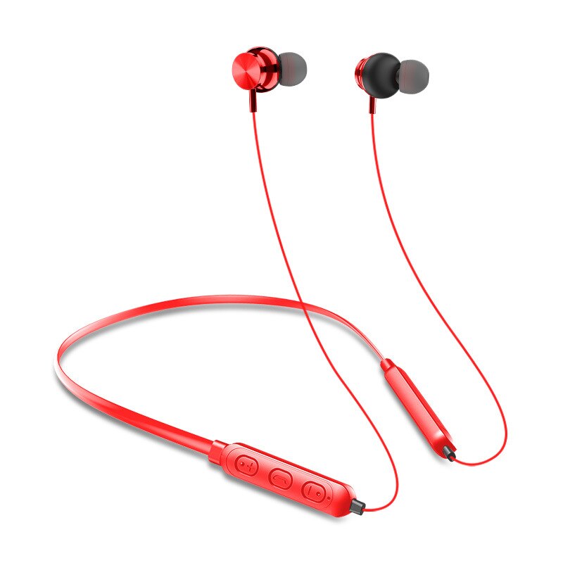 Halter Sport Bluetooth Headset Dual Handvat Kan Kaart Invoegen Oortelefoon Oortelefoon Bilaterale Stereo Headset