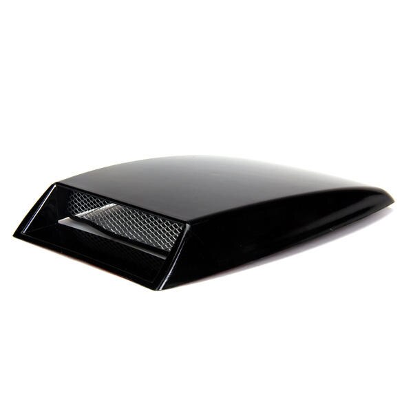 Universal Car Black Air Flow Intake Scoop Hood Bonnet Decorative Vent Cover Kit