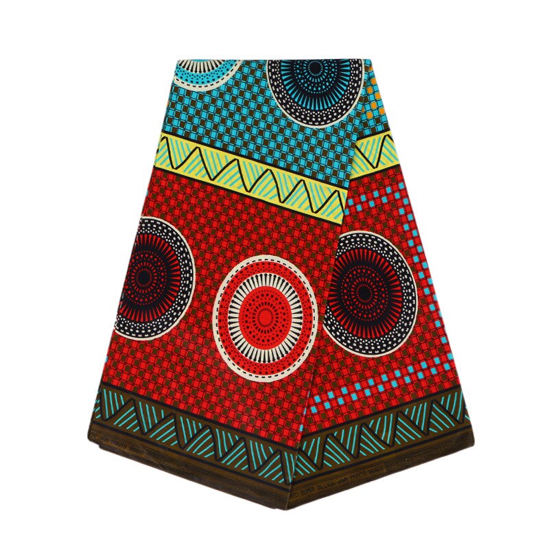Afrikanischer Print Stoff - Rot Samakaka / Samacaca (Angola) - 100% Ba