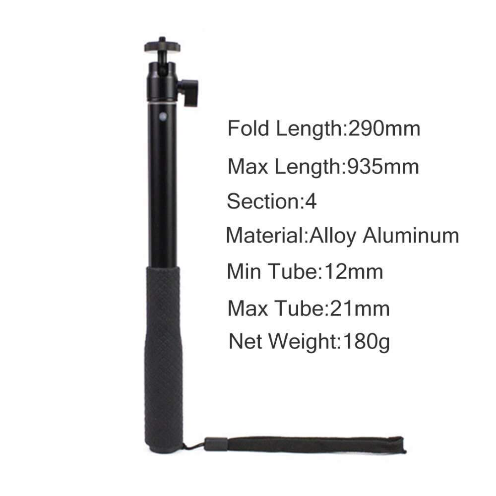 Aktion kamera Verlängerung Bar Teleskop Stange Verlängern selfie Stock für OSMO Aktion,Gopro 7 Smartphone gimbal, glatte 4 OSMO Handy, Mobiltelefon 2