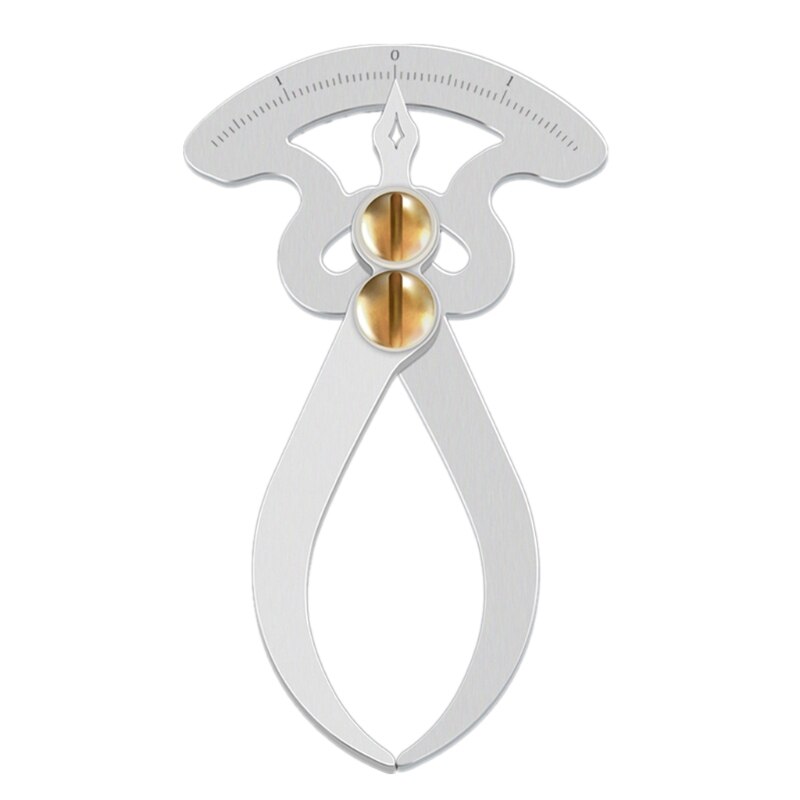 ID OD Feeler Gauge Caliper Acero inoxidable espesor tenón de madera calibre w/ Scale: Inch scale