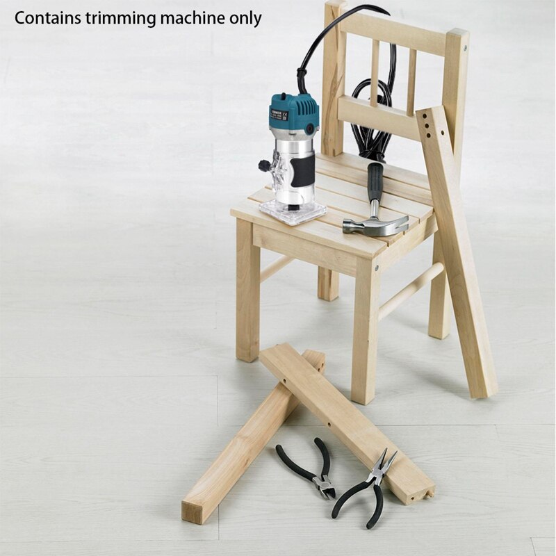 800W Houtbewerking Elektrische Trimmer Hout Frezen Graveren Steken Trimmen Machine Carving Machine Router Hout