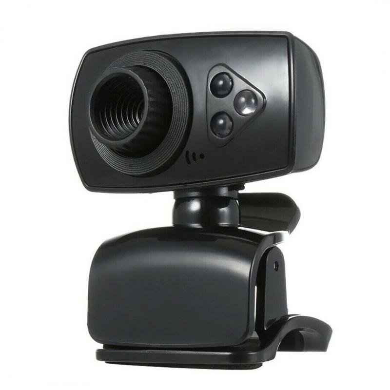 USB Web Camera 360 Degree USB HD Webcam Web Cam Clip-on Digital Camcorder With Microphone For Laptop PC Computer