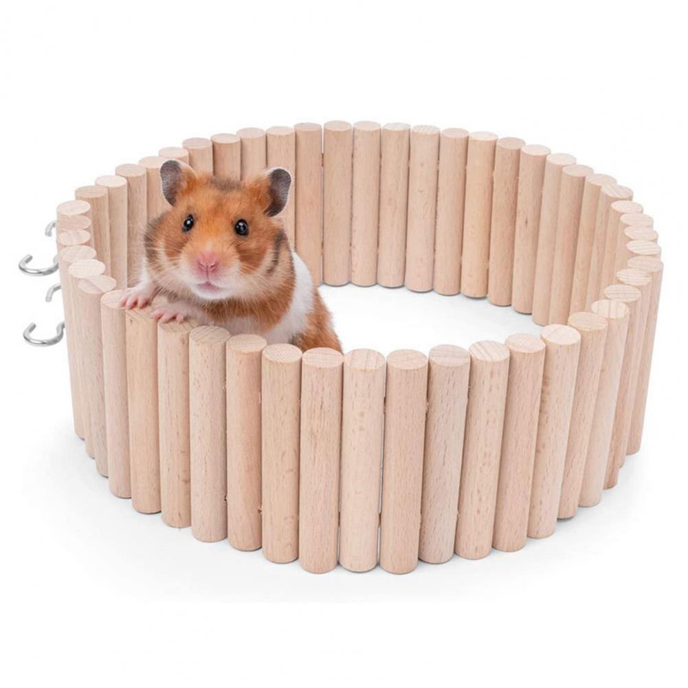 Parrot Ladder Toy Natural Wood Pet Ladder Toy Bird Toy Bite Resistant Universal Bird Climbing Ladder Bridge