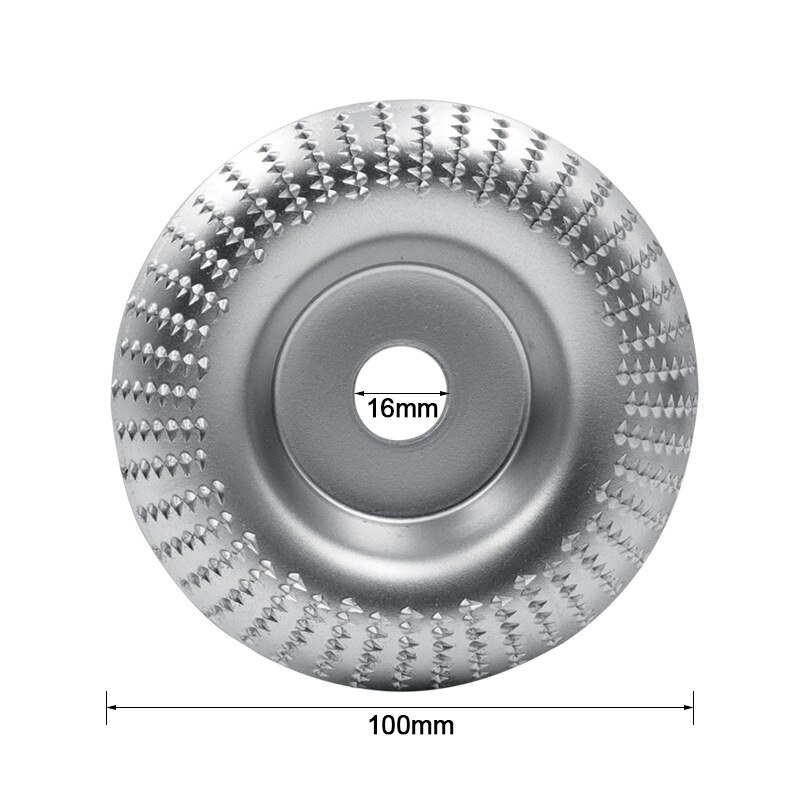 Gorąca sprzedaż wolframu drewno karbidowe tarcze szlifierskie szlifierka kątowa tarcze szlifierskie metalowe plastikowe drewno narzędzie ścierne: 100mm silver arc