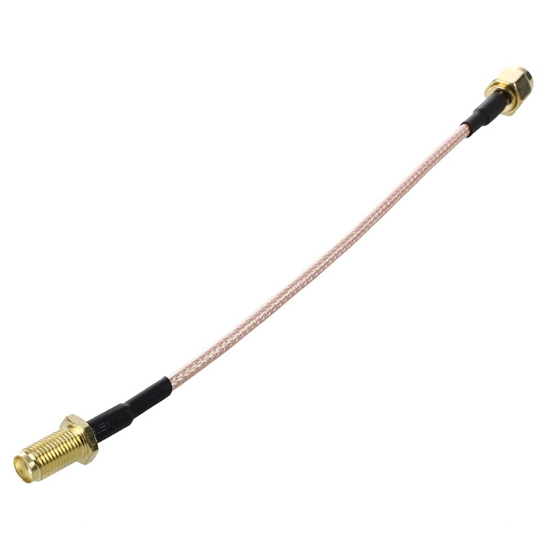 SMA macho a SMA hembra tuerca engarzado de mamparo RG316 Cable coaxial puente Pigtail 15cm