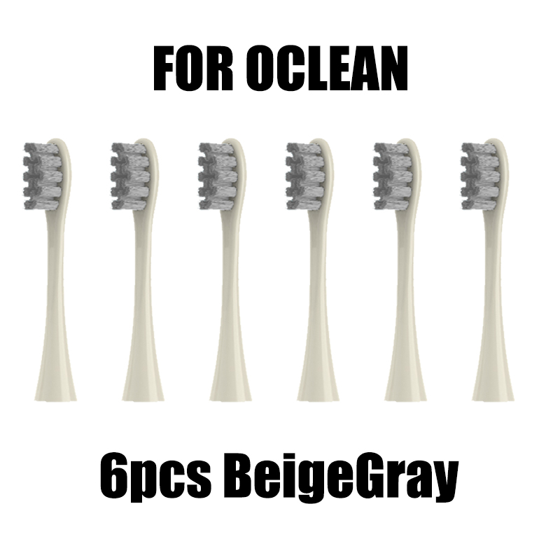 Testine per spazzolini elettrici Oclean da 4/6 pezzi, confezionate sottovuoto universali: Oro